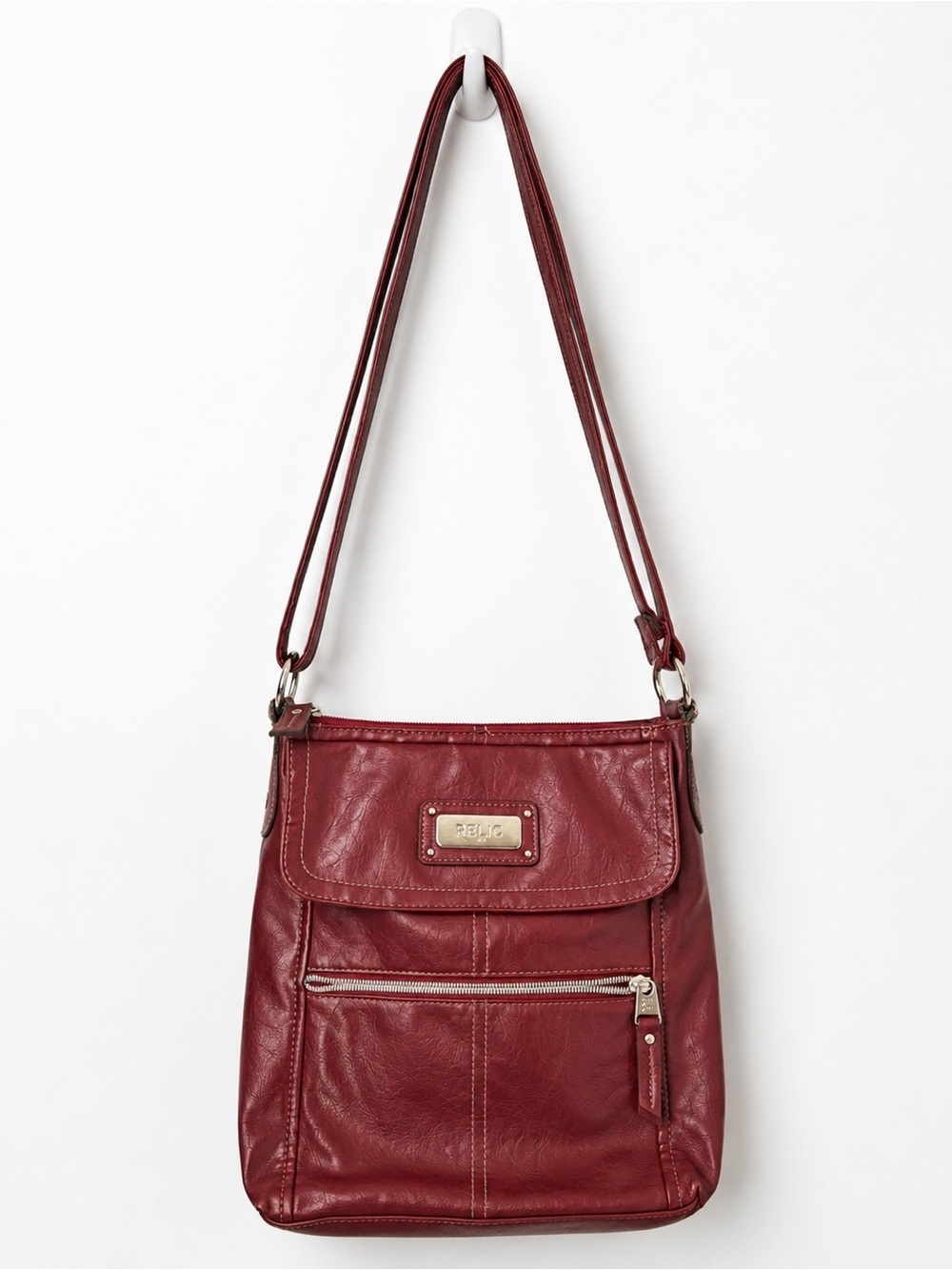 Relic Burgundy Crossbody Bag